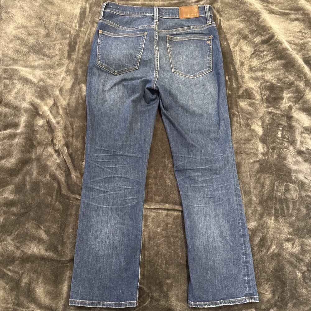 Madewell Cali Demi Boot Jeans Women's Size 26 Mid-Rise Medium Wash Denim - Picture 6 of 9
